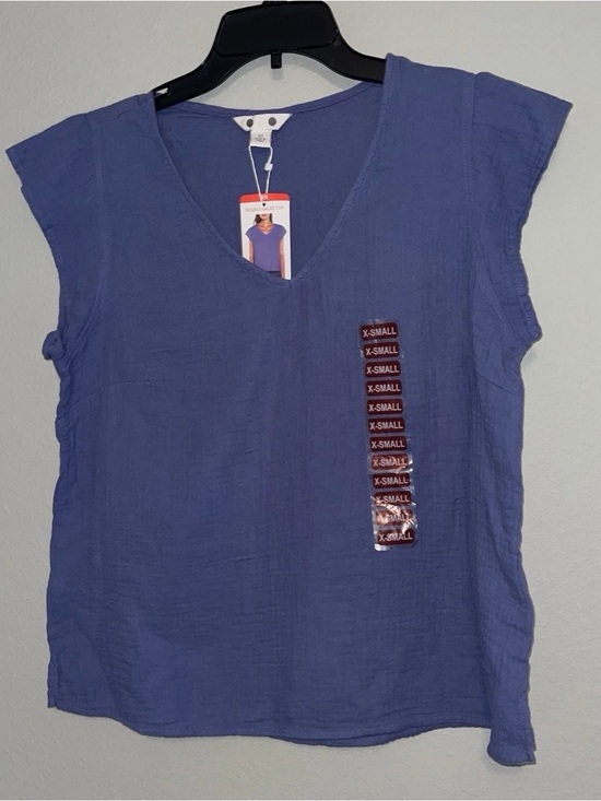 Three Dots Tops - Three Dots Double Gauze Top Size XS